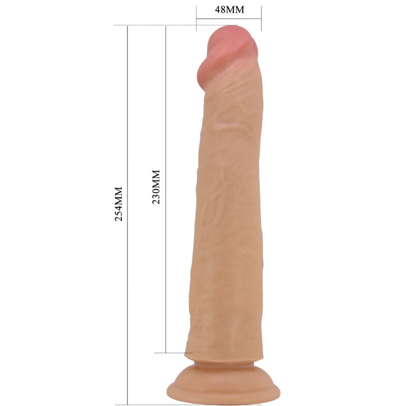 PRETTY LOVE Sharife — dildo realístico 25 cm natural