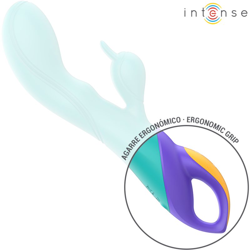 INTENSE - Fred vibrador rabbit recargable azul