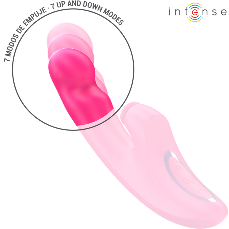 INTENSE Emi — vibrador multifunción 3 en 1 rosa