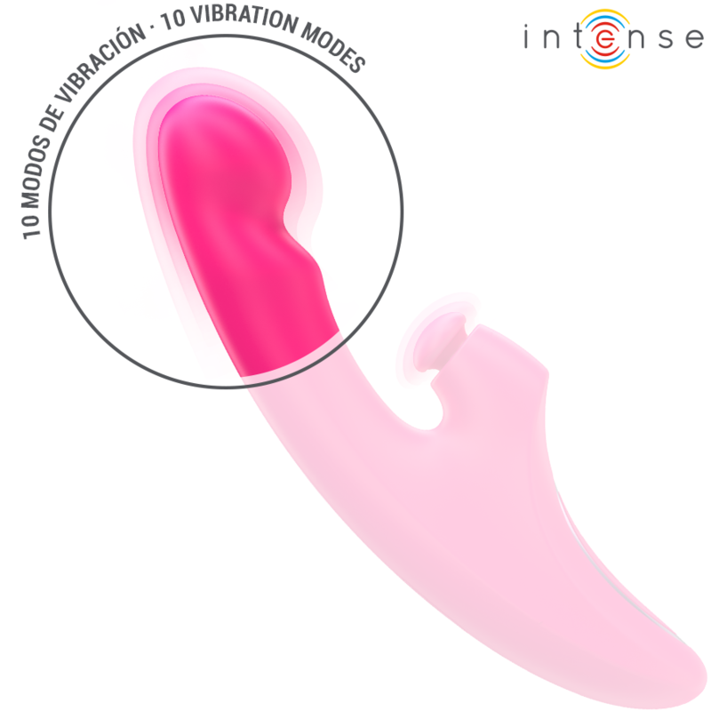 INTENSE Emi — vibrador multifunción 3 en 1 rosa