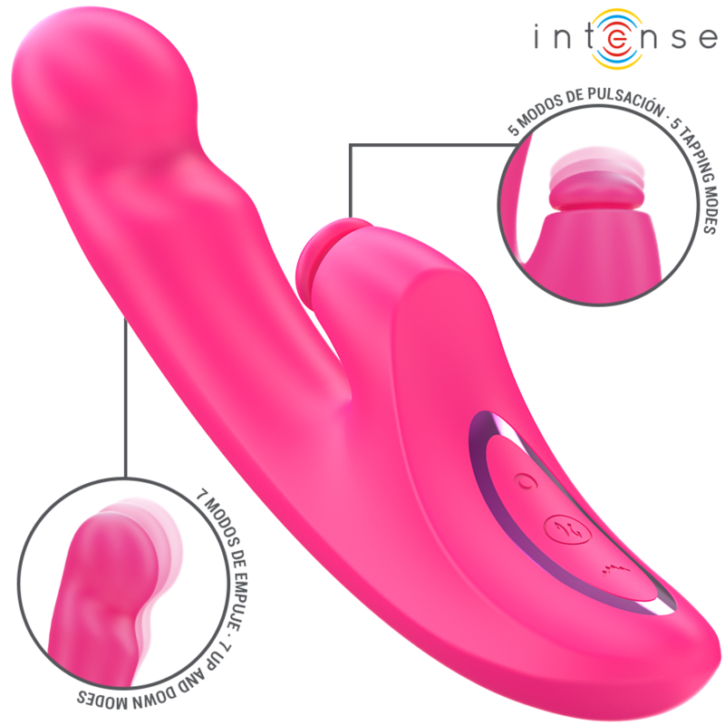 INTENSE Emi — vibrador multifunción 3 en 1 rosa