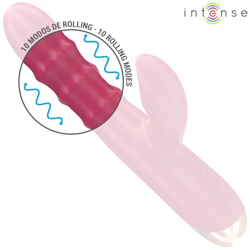 INTENSE Chloe — vibrador multifunción 3 en 1 rojo