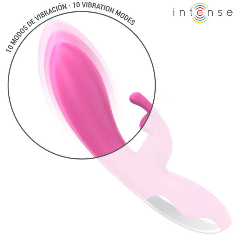 INTENSE Randall — vibrador rabbit 10 vibraciones rosa