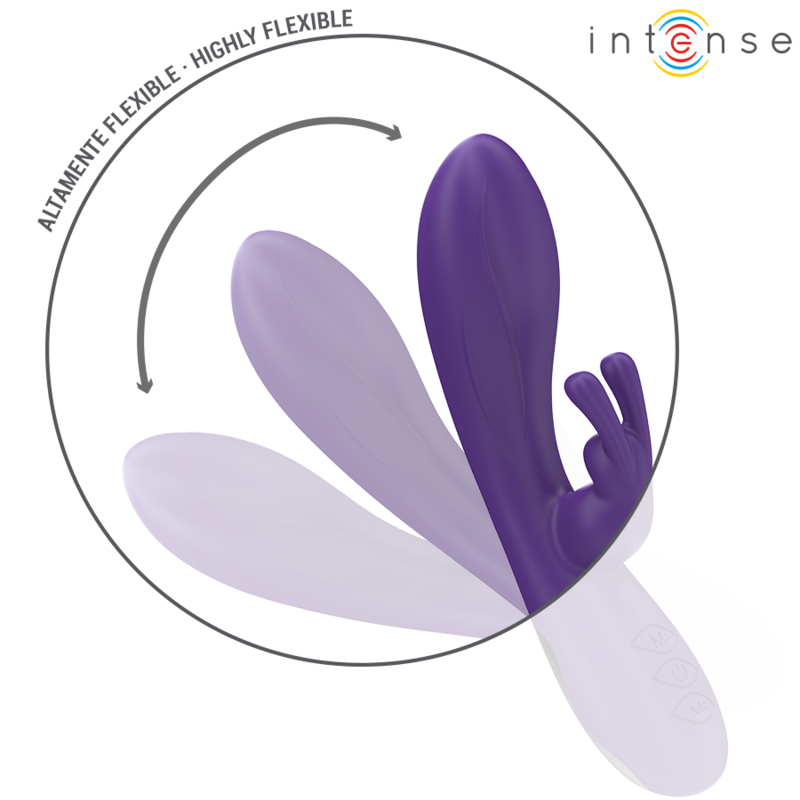 INTENSE Randall — vibrador rabbit 10 vibraciones morado