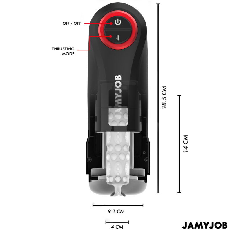 JAMYJOB - Gravity automático 5 modos de empuje con efecto sonido