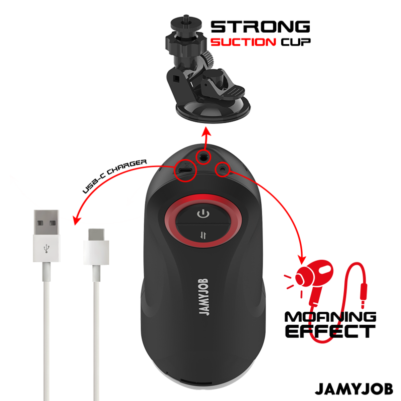 JAMYJOB - Gravity automático 5 modos de empuje con efecto sonido