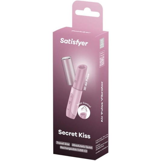 SATISFYER - Secret Kiss estimulador clitorial por ondas rosa