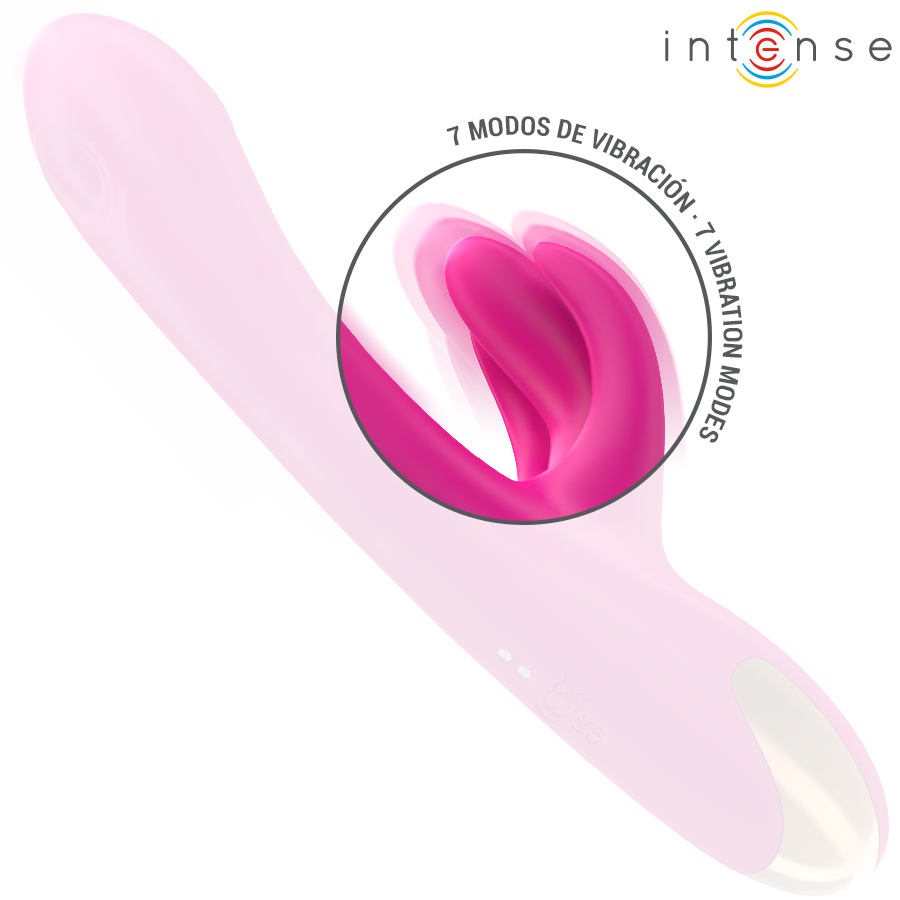 INTENSE Britney — vibrador multifunción rabbit rosa (23 cm)