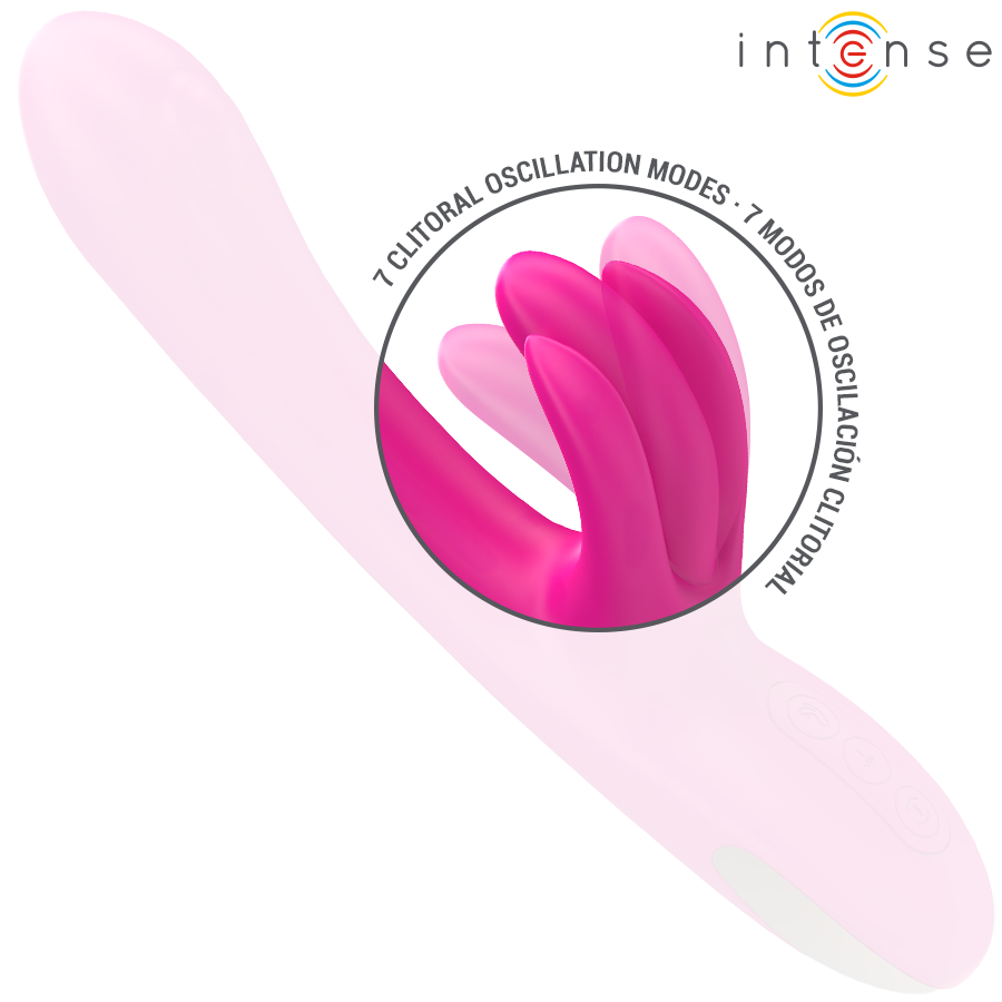 INTENSE Britney — vibrador multifunción rabbit rosa (23 cm)