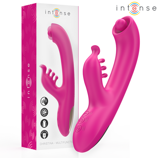 Intense — Christina vibrador multifunción rabbit rosa