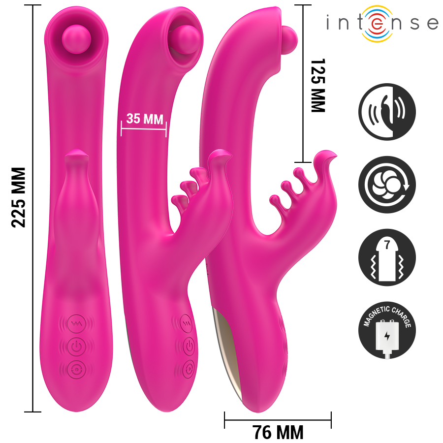 Intense — Christina vibrador multifunción rabbit rosa