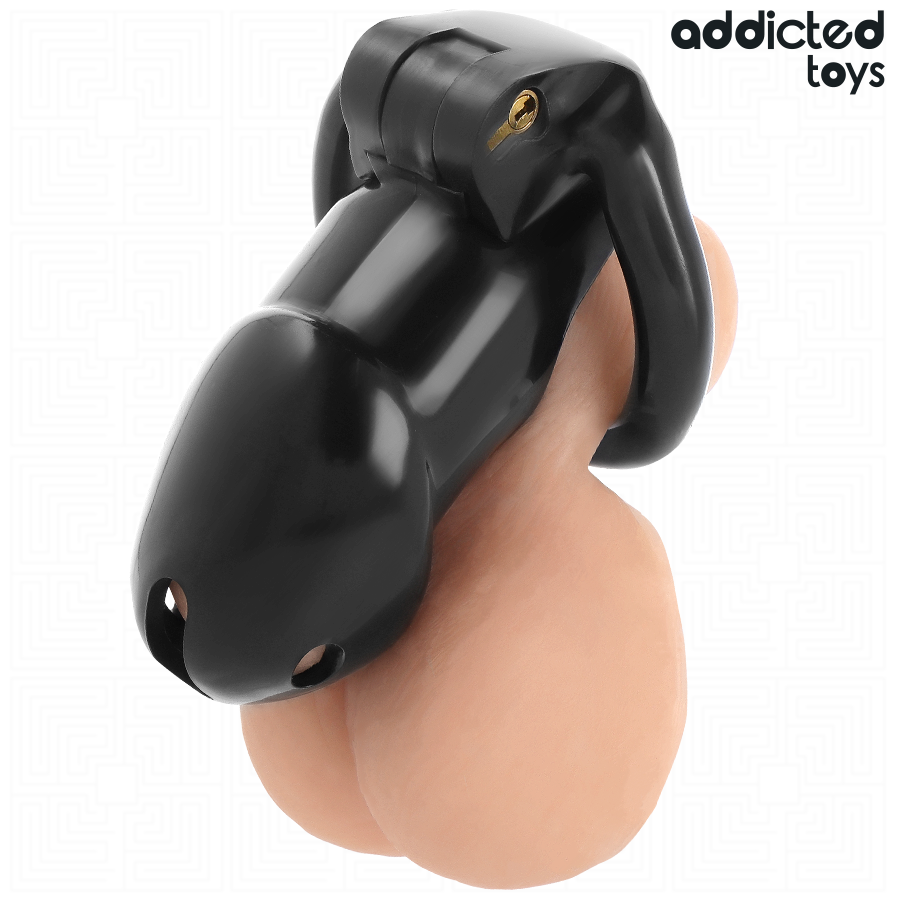 ADDICTED TOYS LOCKED — Mindnight Cell jaula de castidad talla L