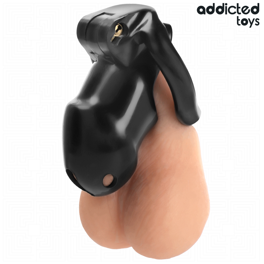 ADDICTED TOYS LOCKED — Mindnight Cell jaula de castidad talla M