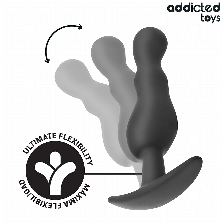 Addicted Toys — set de 3 plugs anales de silicona modelo 1