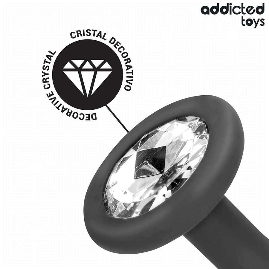 Addicted Toys — set de 3 plugs anales de silicona con joya