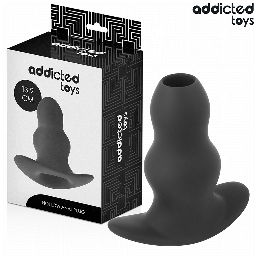 ADDICTED Toys XL — plug anal hueco de silicona 13,9 cm