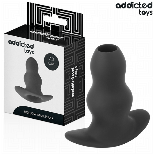 ADDICTED Toys S — plug anal hueco de silicona 7,3 cm