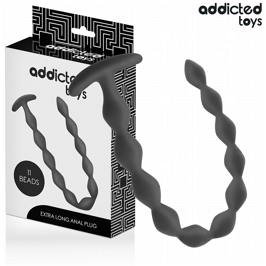 ADDICTED Toys — rosario anal extra largo de silicona