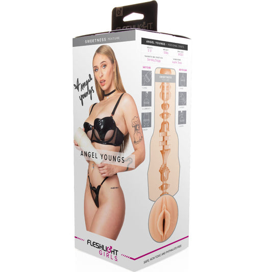 FLESHLIGHT - Angel Youngs Sweetness masturbador masculino textura vagina
