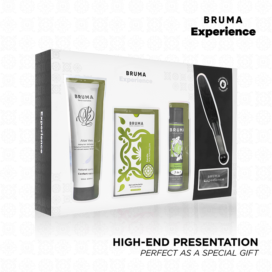 BRUMA Xperience — kit tentación dulce sandía con potenciador de orgasmos