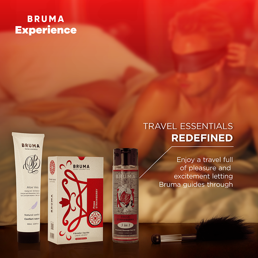 BRUMA Xperience — kit tentación dulce fresa vibro-orgásmica