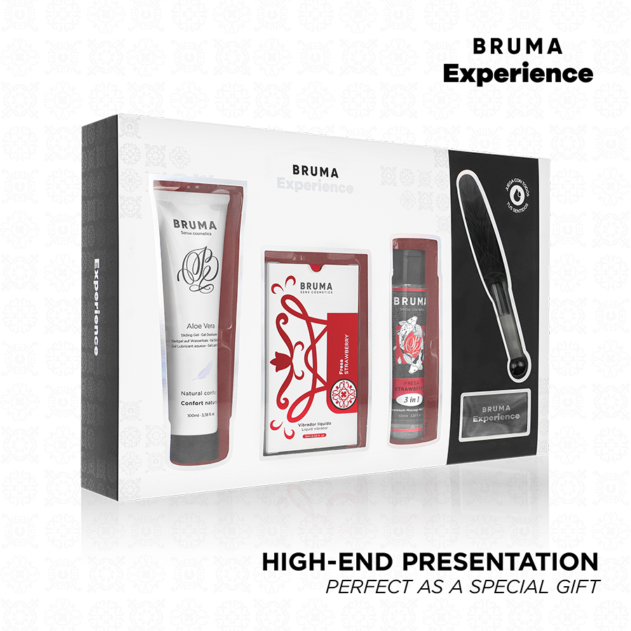 BRUMA Xperience — kit tentación dulce fresa vibro-orgásmica