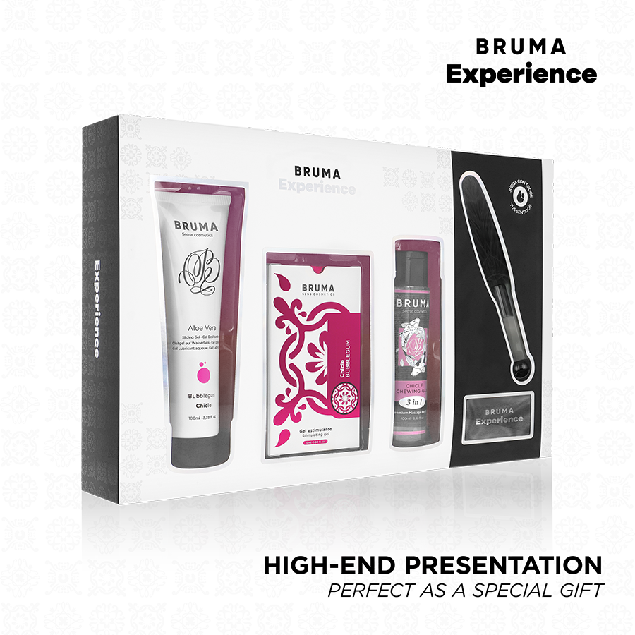 BRUMA Xperience — kit tentación dulce chicle con potenciador de orgasmos