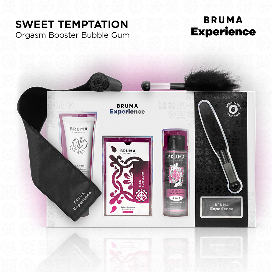 BRUMA Xperience — kit tentación dulce chicle con potenciador de orgasmos