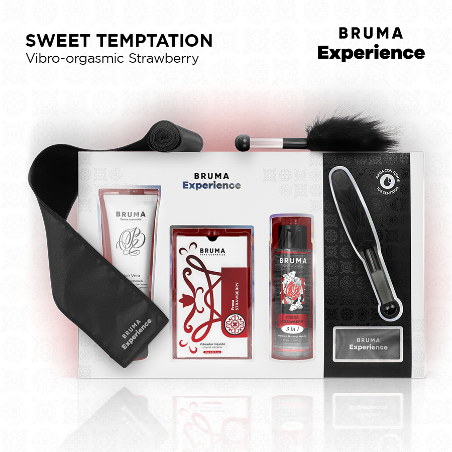 BRUMA Xperience — kit tentación dulce fresa vibro-orgásmica