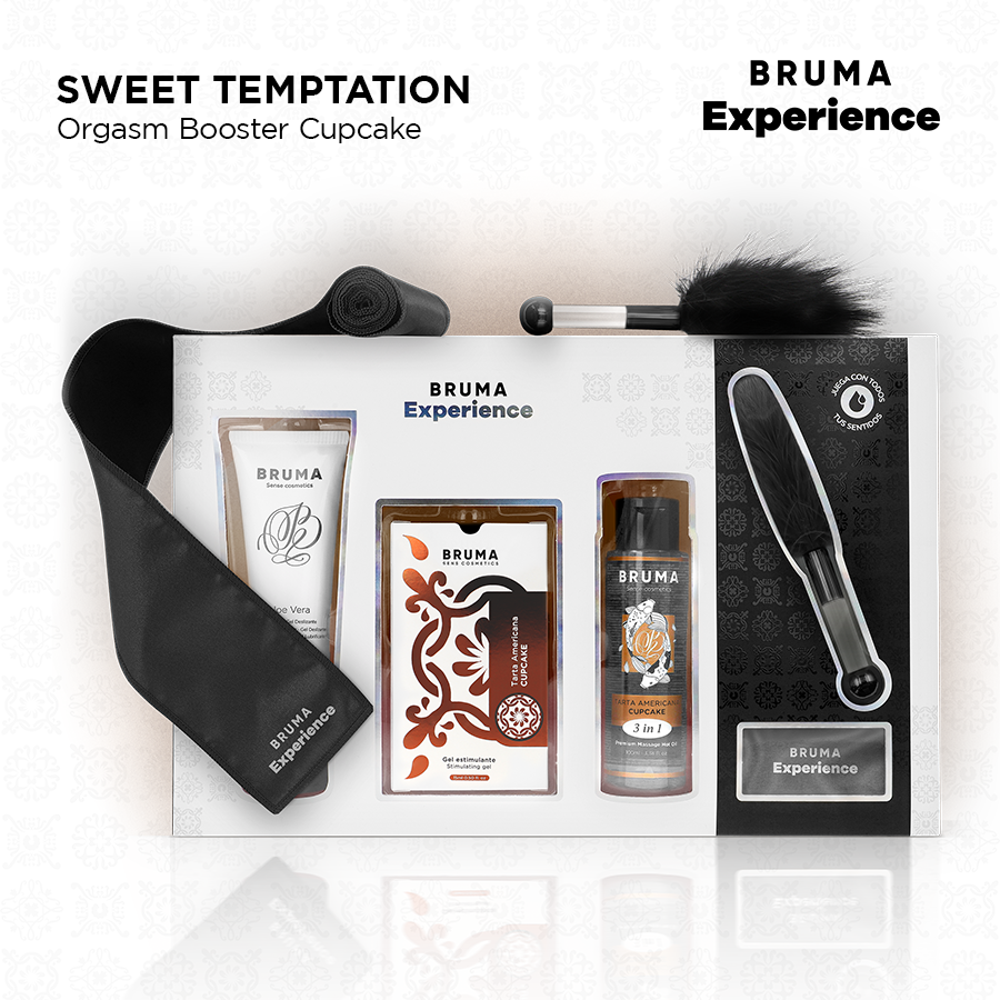 BRUMA Xperience — kit tentación dulce tarta americana con potenciador de orgasmos