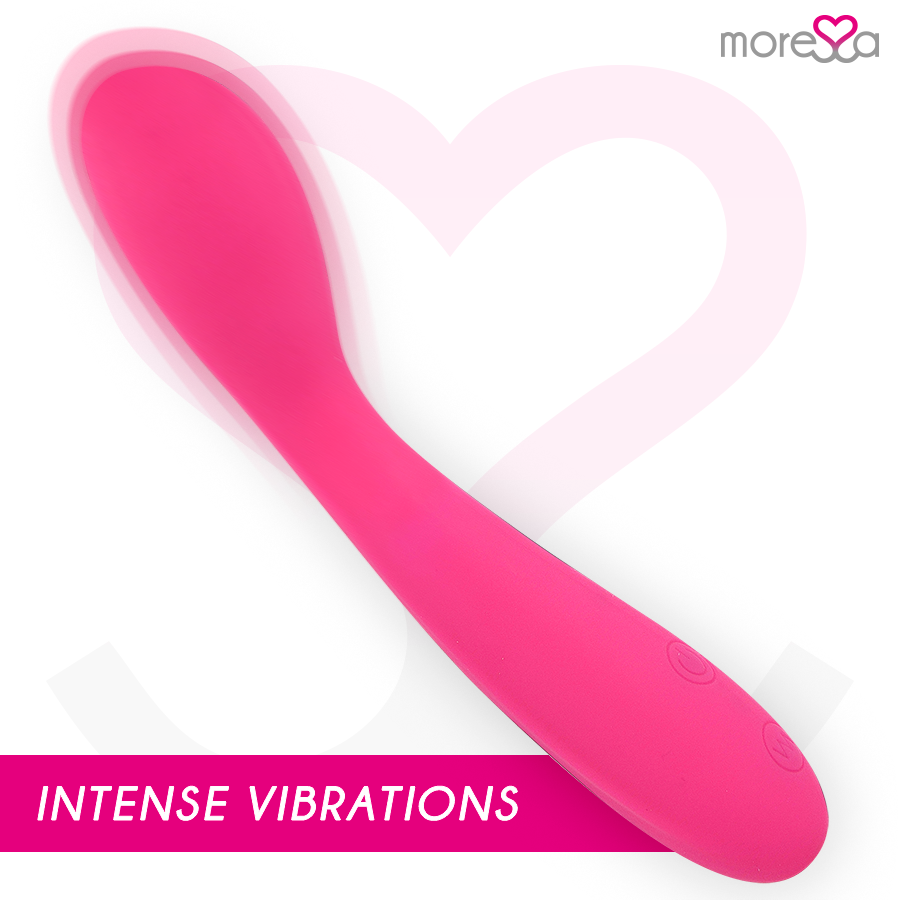 MORESSA - Druso masajeador duo punto G y suelo pélvico premium silicone recargable