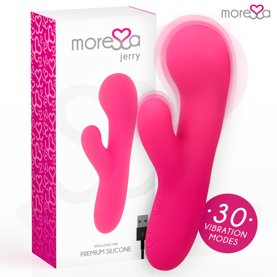 MORESSA - Jerry Clip vibrador punto G y clítoris premium silicone recargable