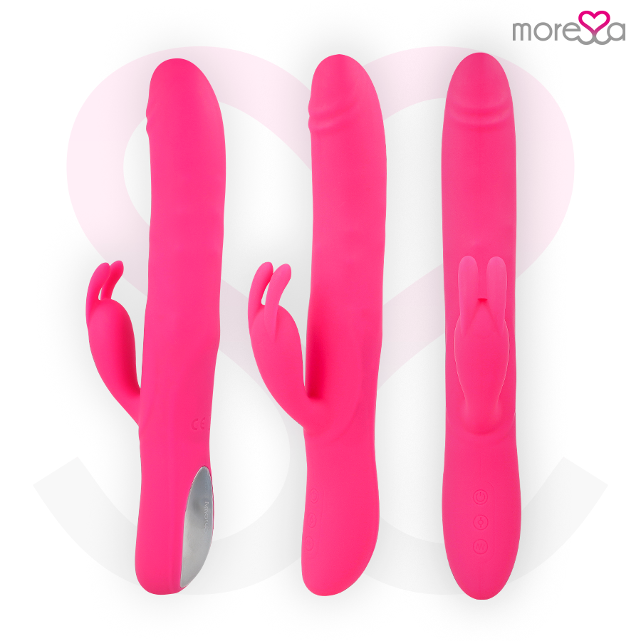 MORESSA - Somer rotador perlado y potente vibración silicona premium