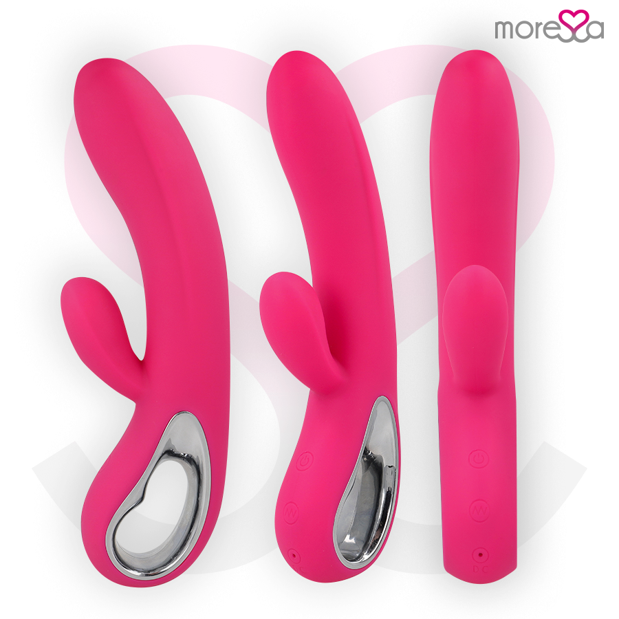 MORESSA - Troy masajeador punto G y clítoris premium silicone recargable