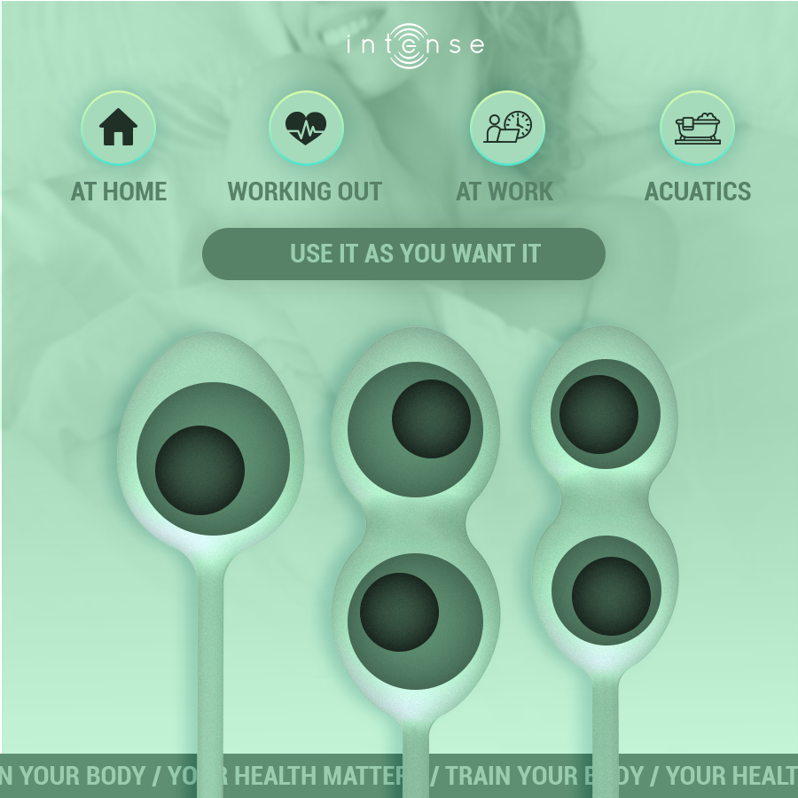 INTENSE — Charli kit bolas Kegel Jade