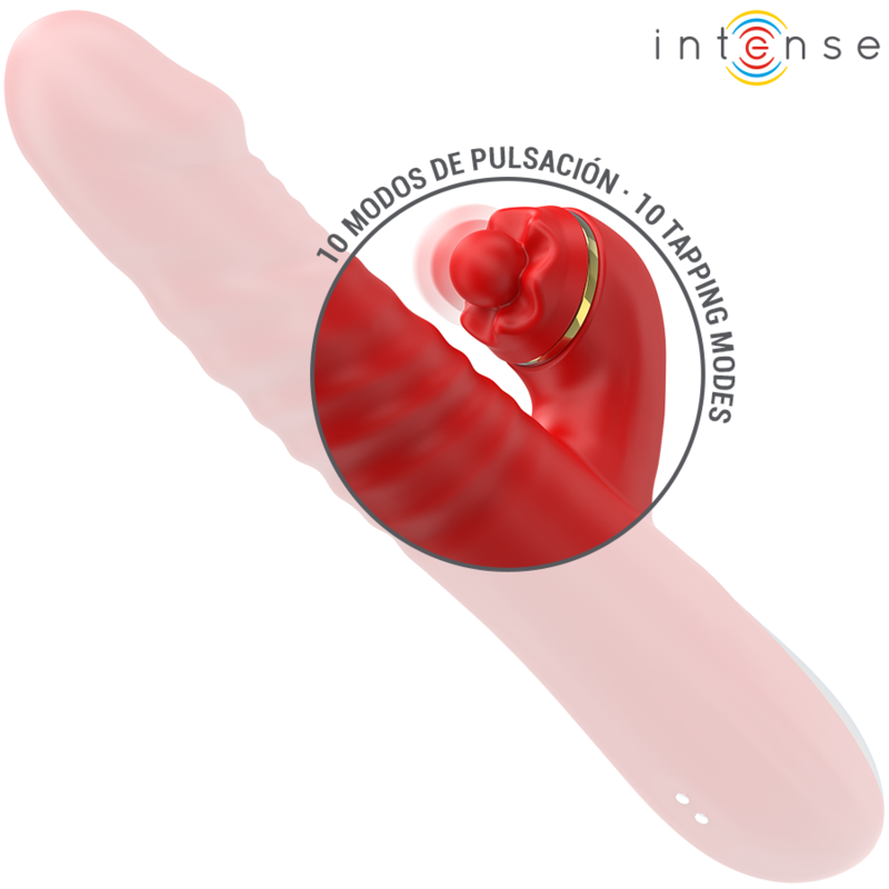 INTENSE - Thalia vibración, empuje & estimulación rojo