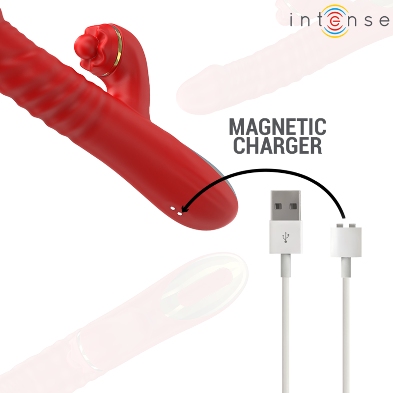 INTENSE - Thalia vibración, empuje & estimulación rojo
