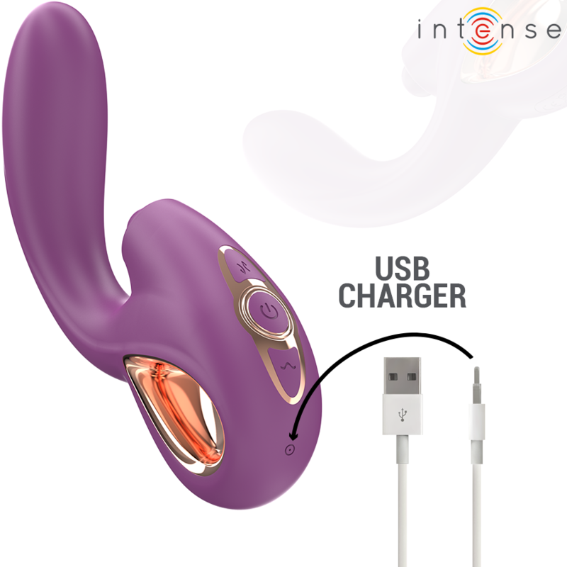 INTENSE - Lali vibrador punto G multifunción morado