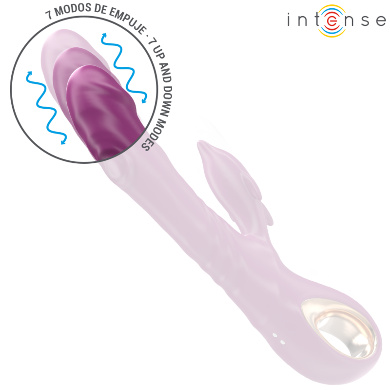 INTENSE - Halle vibrador multifunción con lengua estimuladora morado