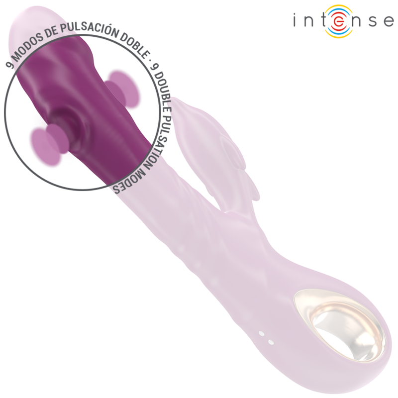 INTENSE - Halle vibrador multifunción con lengua estimuladora morado