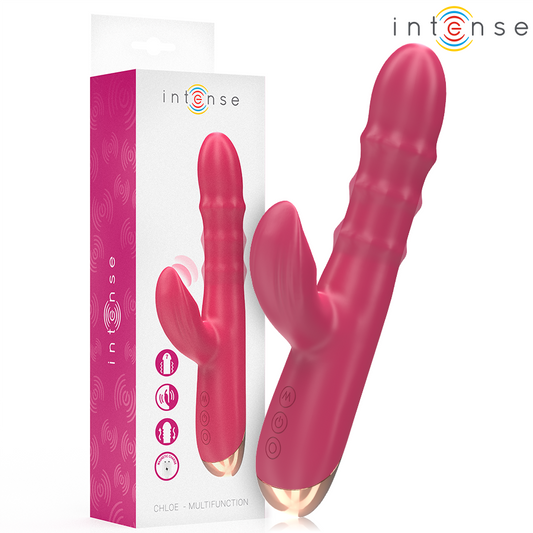 INTENSE Chloe — vibrador multifunción 3 en 1 rojo