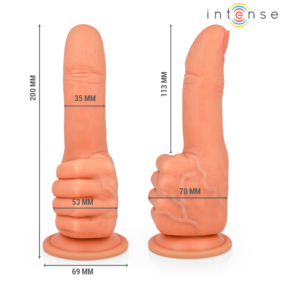 Intense Bender — estimulador de Punto G mano flexible 11,3 cm