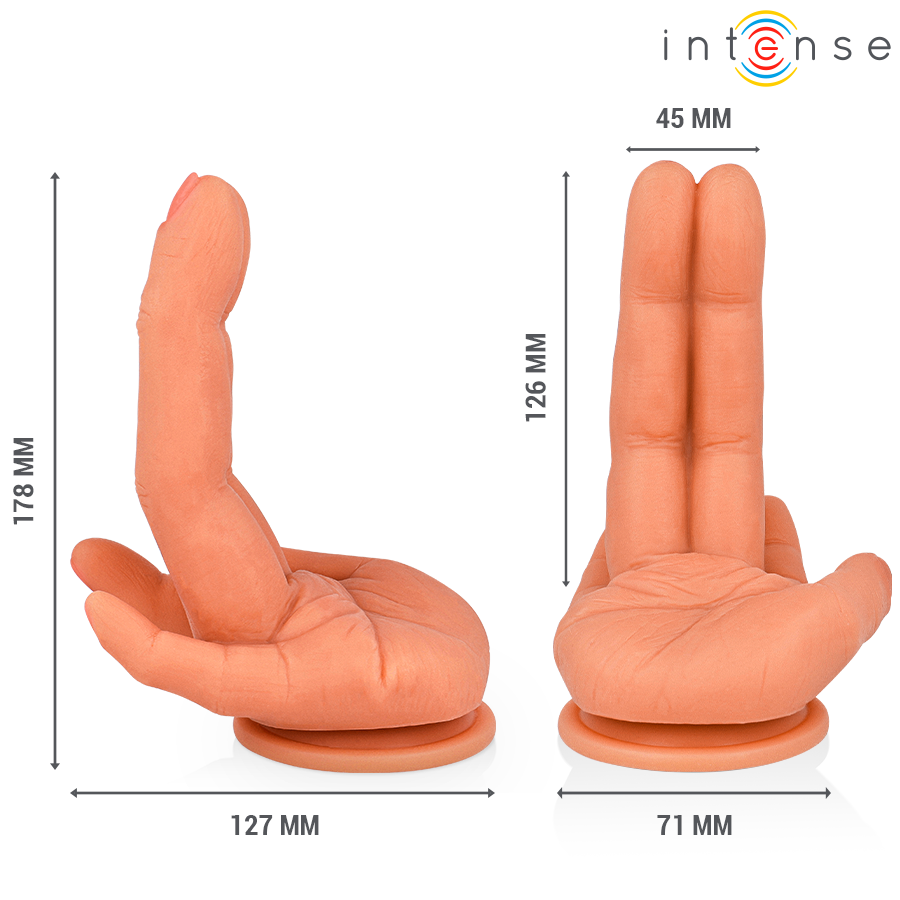 Intense Leela — estimulador de Punto G mano flexible 12,6 cm