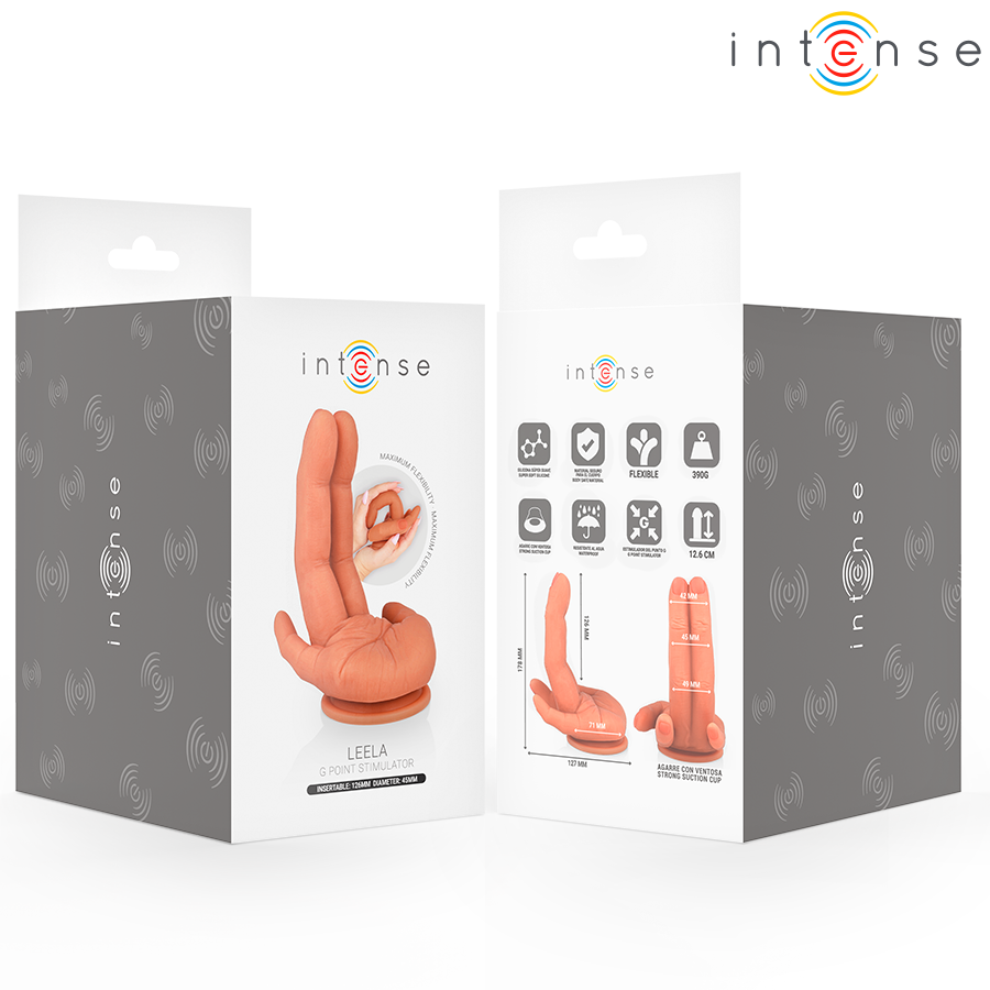 Intense Leela — estimulador de Punto G mano flexible 12,6 cm