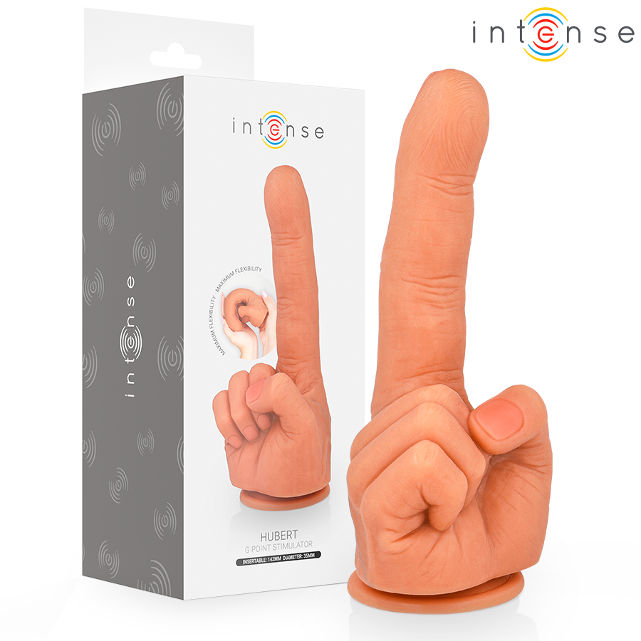 Intense Hubert — estimulador de Punto G mano flexible 14,2 cm