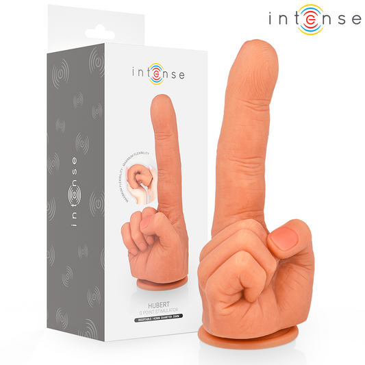 Intense Hubert — estimulador de Punto G mano flexible 14,2 cm
