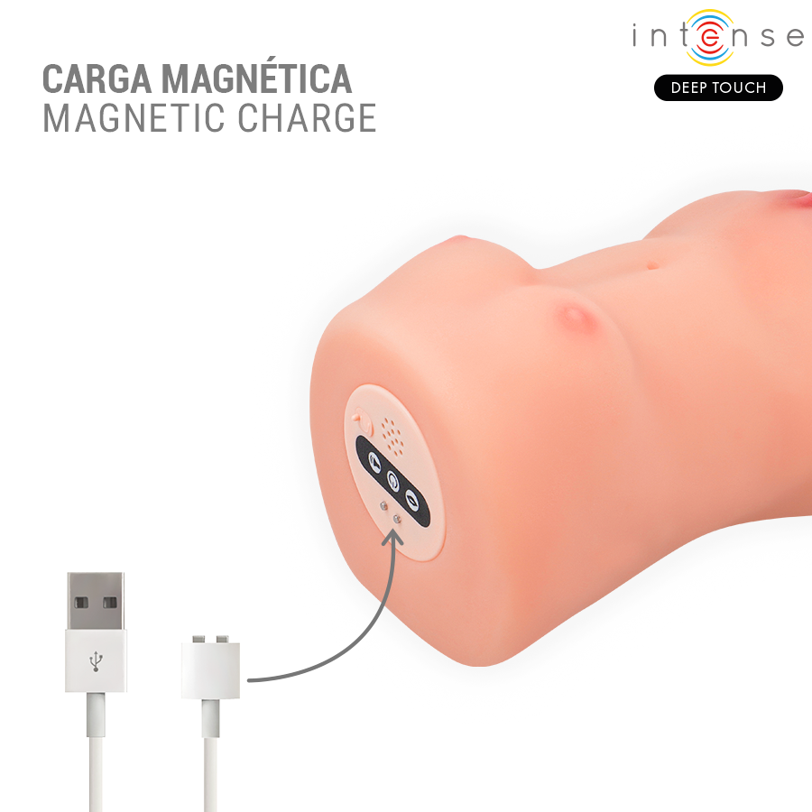 INTENSE Deep Touch - Catherine Masturbador con Voz, Vibrador & Succión