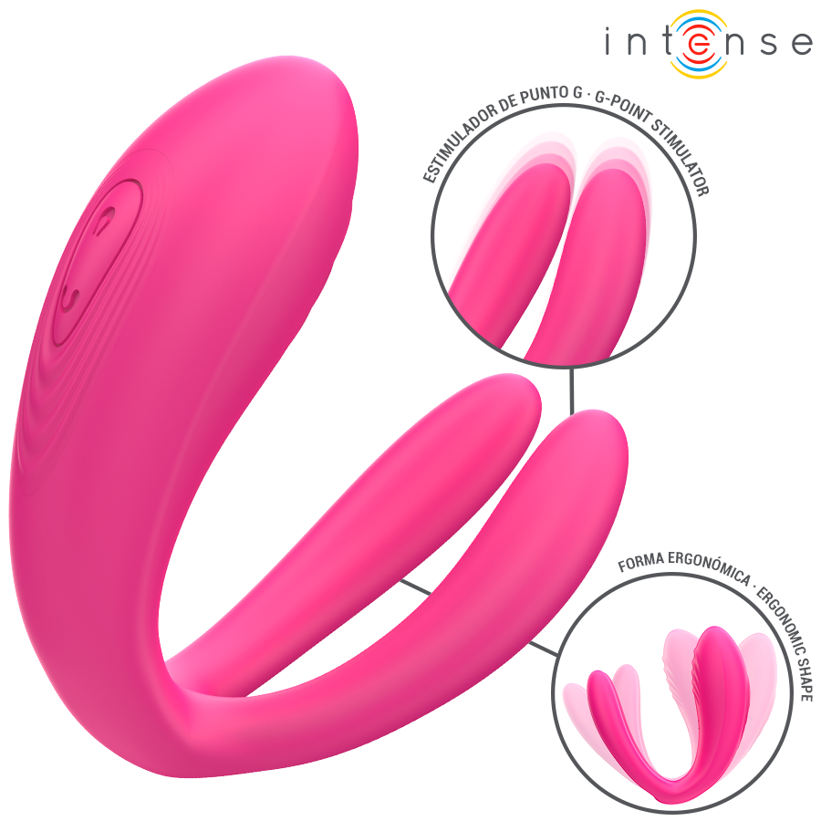 INTENSE Julia — vibrador y estimulador de pinzas con control remoto