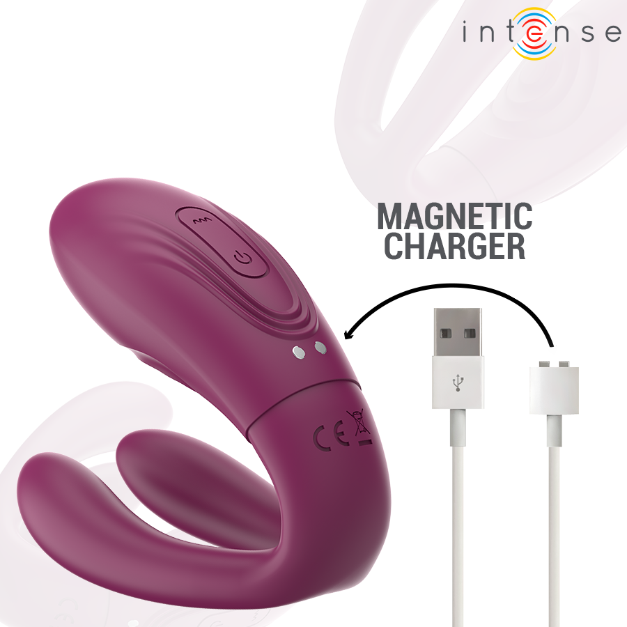 INTENSE Sandra — vibrador y estimulador de pinzas con función de golpeteo y control remoto