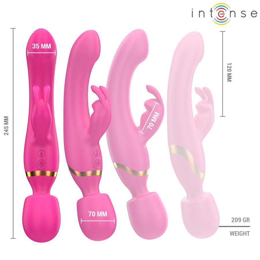 INTENSE Winona — doble vibrador Rabbit & Wand